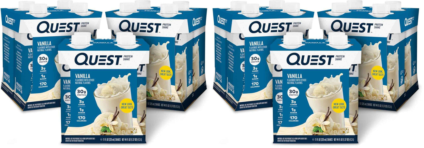 Quest Nutrition Ready to Drink Protein Shake, 30g Protein, 3g Net Carbs, Gluten Free, Keto Friendly