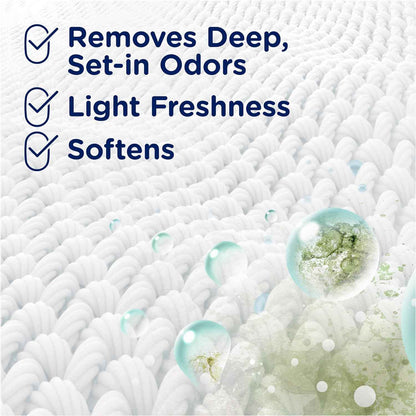 Downy RINSE & REFRESH Laundry Odor Remover and Fabric Softener, Safe on ALL Fabrics, Gentle on Skin, HE Compatible