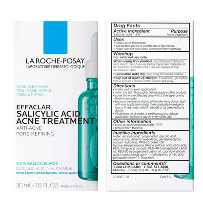 La_Roche-Posay_Effaclar_1.5%_Salicylic_Acid_Serum,_Acne_Treatment_For_Face_With_Glycolic_Acid_&_Niacinamide,_Acne_Serum_Helps_Clear_Blackheads,_Whiteheads,_Pimples_&_Reduces_Post_Acne_Marks