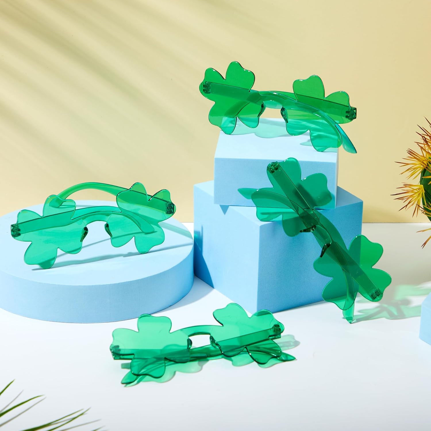 JOYIN_6_PCS_St._Patricks_Day_Sunglasses_Shamrock,_St_Patrick_Accessories_Shamrock_Glasses_Clover_Eyewear,_St_Patrick_Party_Favor_Supply