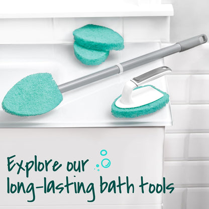 Scotch-Brite_Extendable_Tub_&_Tile_Scrubber_Kit,_Includes_1_Handle_and_3_Non-Scratch_Scrubber_Pads