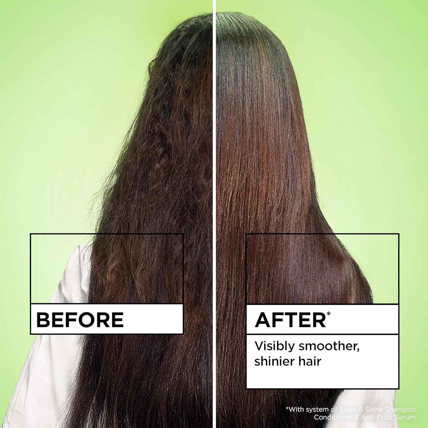 Garnier Fructis Sleek & Shine Anti-Frizz Serum for Frizzy, Dry Hair