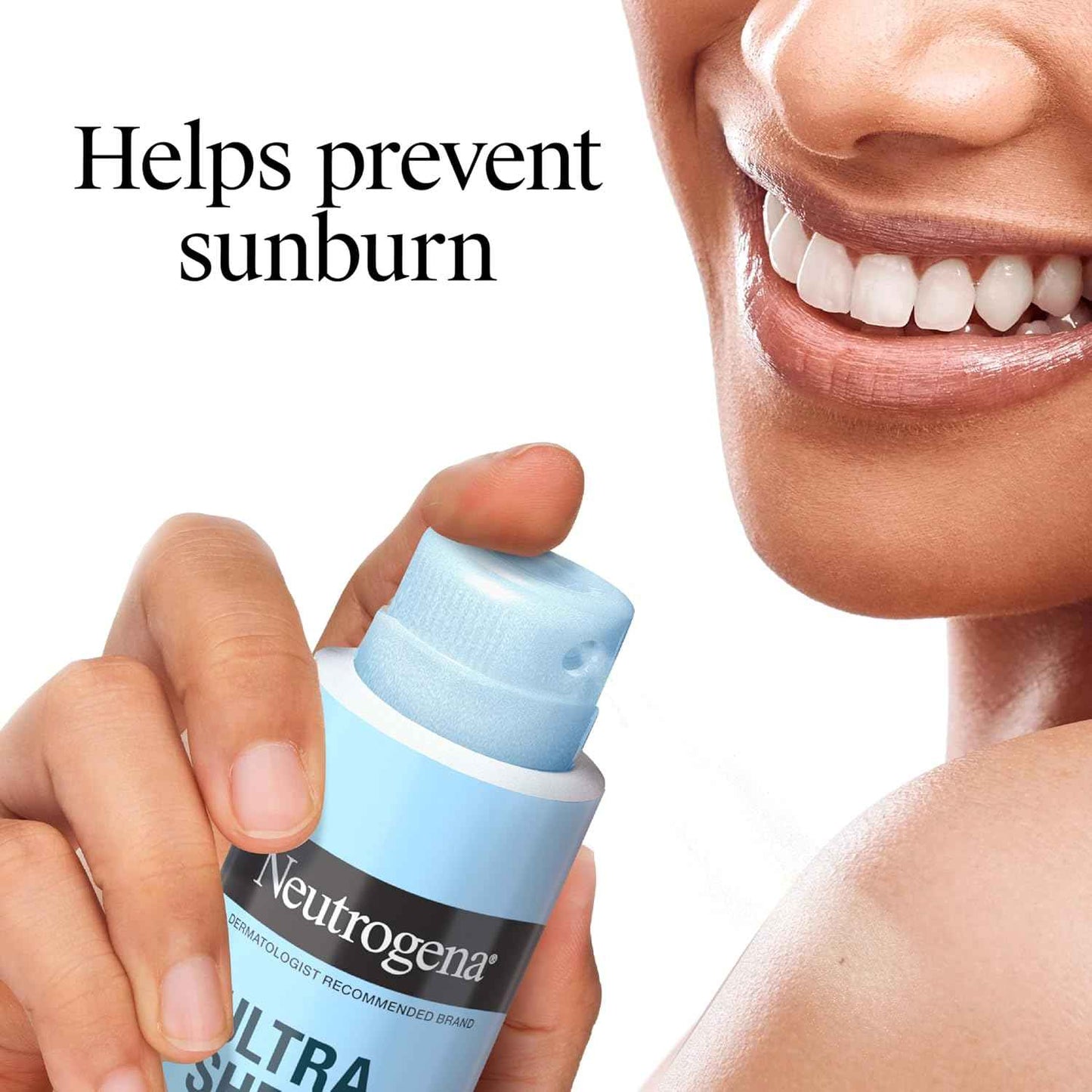 Neutrogena Ultra Sheer Sunscreen Spray SPF 45 Body Mist, Lightweight Non-Greasy Broad Spectrum UVA/UVB Protection, Oil-Free & Non-Comedogenic Water Resistant Spray Sunscreen (80 min), Pack of 3, 5 oz