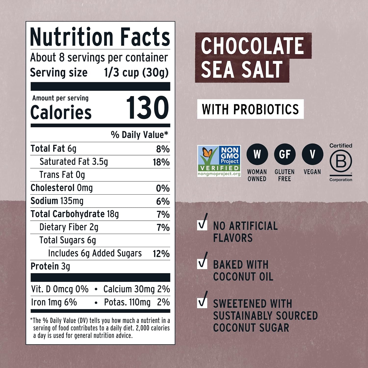Purely_Elizabeth,_Chocolate_Sea_Salt,_Ancient_Grain_Granola_with_Probiotics,_Gluten-Free,_8_Ounce_(Pack_of_3)