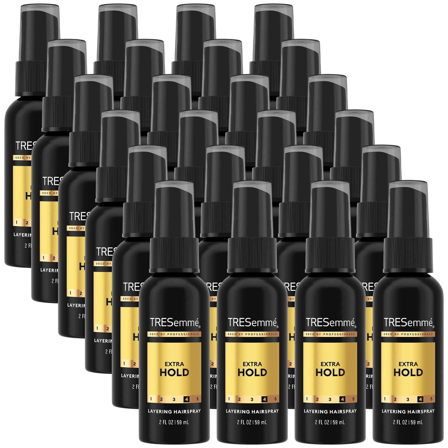 TRESemmé Travel Hairspray, Extra Hold,  Non-Aerosol Hair Spray for Layering, Anti-Humidity, Anti-Frizz Hair Products