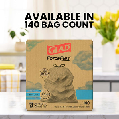 Glad_ForceFlex_Tall_Kitchen_Trash_Bags,_13_Gallon,_Fresh_Clean,_140_Count_(Package_May_Vary)