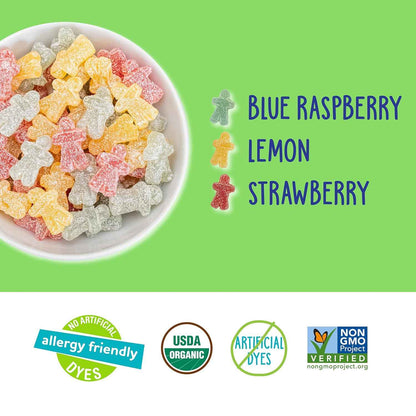 YumEarth Organic Sour Littles Chewy Candy - Allergy Friendly, No Artificial Dyes, Non GMO, Gluten Free, Vegan Candy Snacks