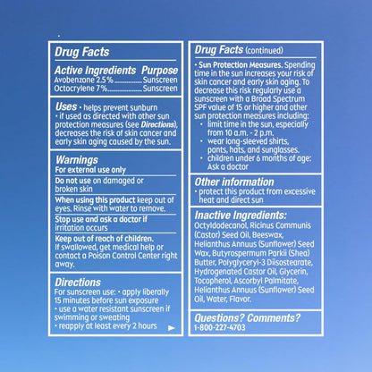 NIVEA_Smoothness_Lip_Care,_Sunscreen_Lip_Balm_with_SPF_15_Broad_Spectrum,_Shea_Butter,_Nourishing_Oils_and_Vitamin_C_&_E,_3-in-1_Moisture,_Repair_and_Sunscreen,_0.17_Oz_Stick,_Pack_of_4