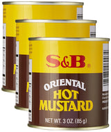 S&B Oriental Hot Mustard Powder, 3-Ounce