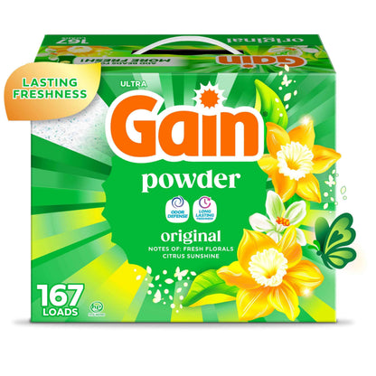 Gain Powder Laundry Detergent, Original Scent
