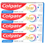 Colgate Total Whitening Toothpaste Paste, Fluoride, Antibacterial, for Plaque, Gingivitis, Sensitivity, Stain Removal, Clinically Proven, Mint, Teeth Whitening, Stannous Fluoride