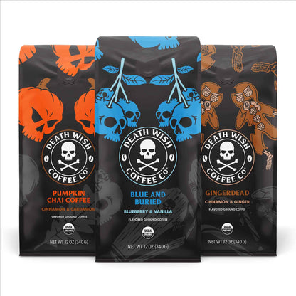 Death Wish Coffee, Organic and Fair Trade Ground Coffee, 16 oz
