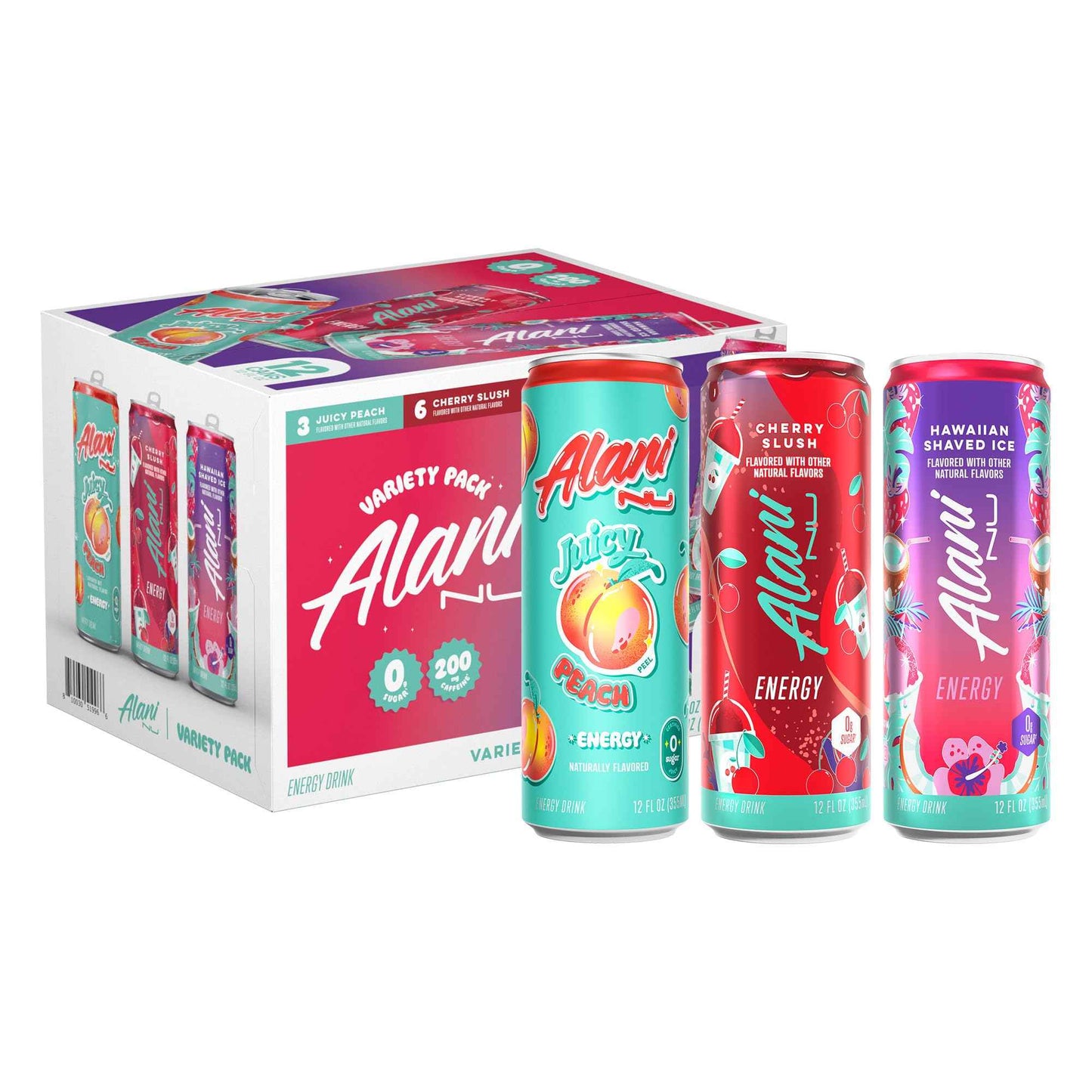 Alani Nu, Sugar Free, Low Calorie Energy Drinks, 200mg Caffeine, Biotin, B Vitamins, Zero Sugar, 10 Calories