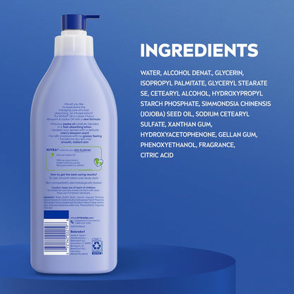 NIVEA_Oil_Infused_Cherry_Blossom_and_Jojoba_Oil_Body_Lotion_for_Women,_Fast-Absorbing_and_Non-Greasy_Cherry_Blossom_Scented_Lotion_Moisturizes_for_48_Hours,_16.9_Fl_Oz_Pump_Bottle