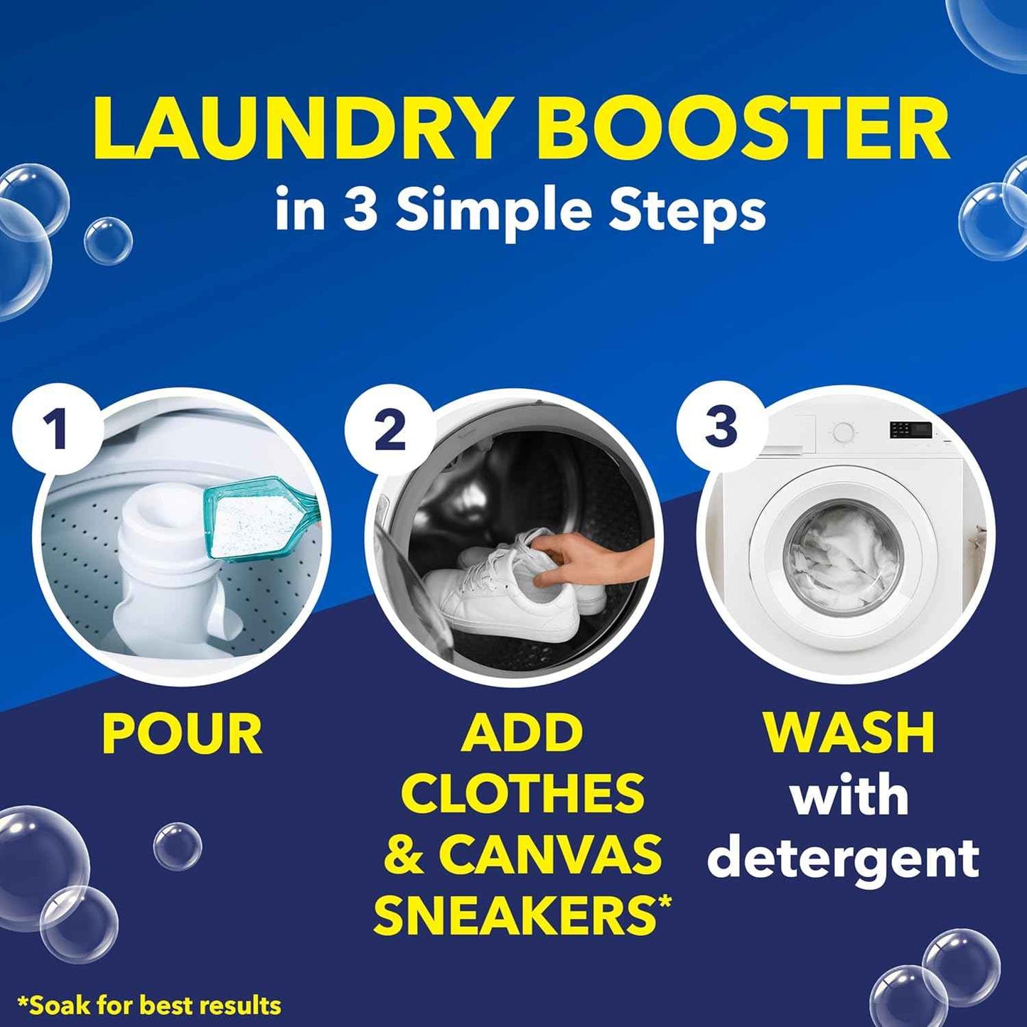 OxiClean White Revive Laundry Whitener and Stain Remover Powder, Alternative to Bleach for Laundry