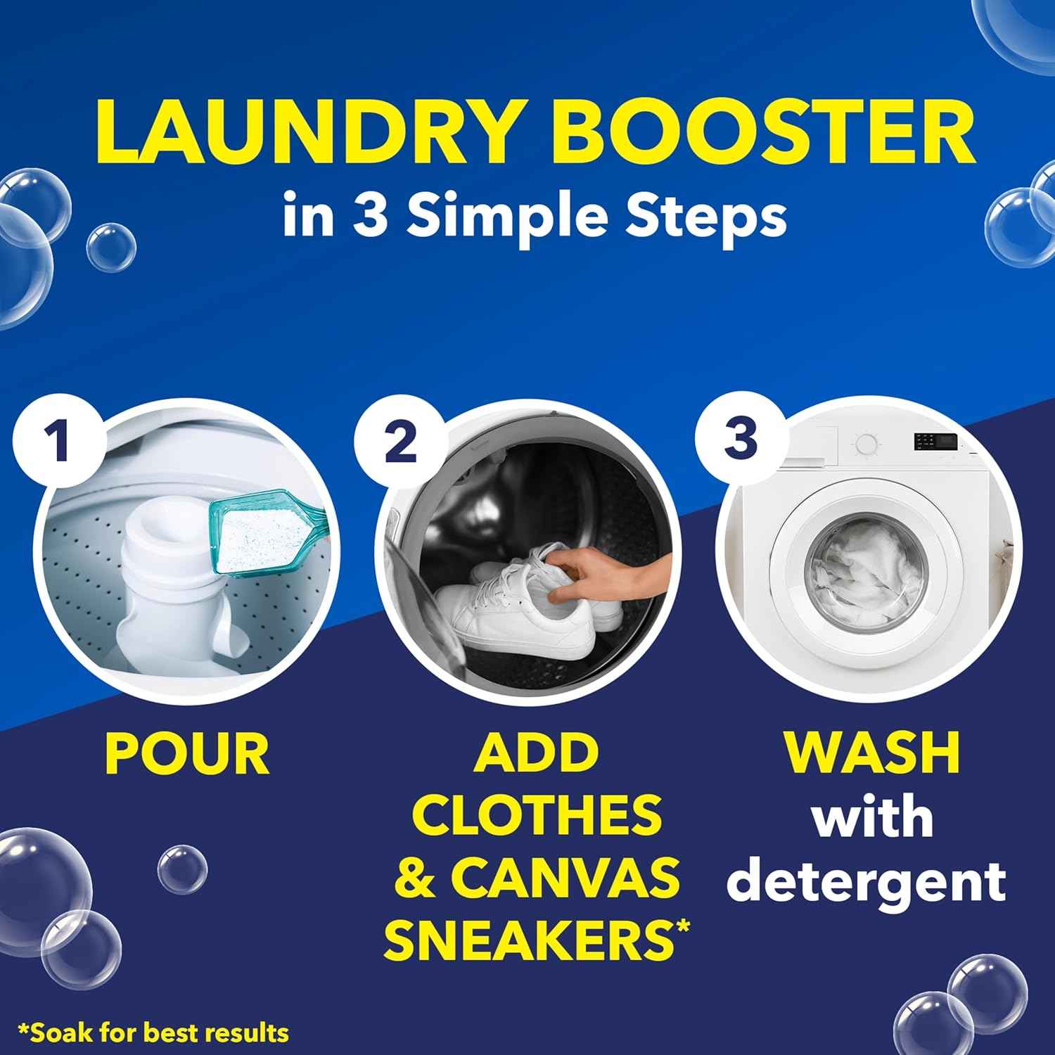 OxiClean White Revive Laundry Whitener and Stain Remover Powder, Alternative to Bleach for Laundry