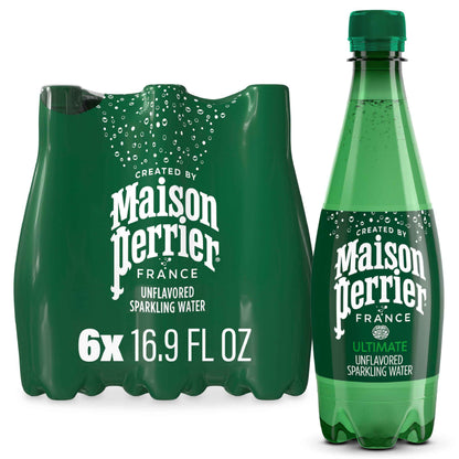 Maison Perrier Sparkling Water, 16.9 FL OZ Plastic Water Bottle