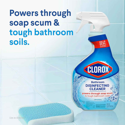 Clorox Disinfecting All-Purpose Cleaner and Bathroom Cleaner, Household Essentials