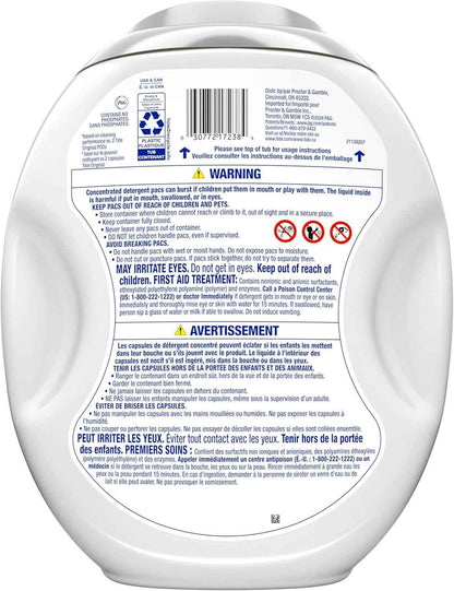 Tide PODS Free and Gentle Odor Refresh Laundry Detergent Packs, Hypoallergenic Laundry Detergent Pods