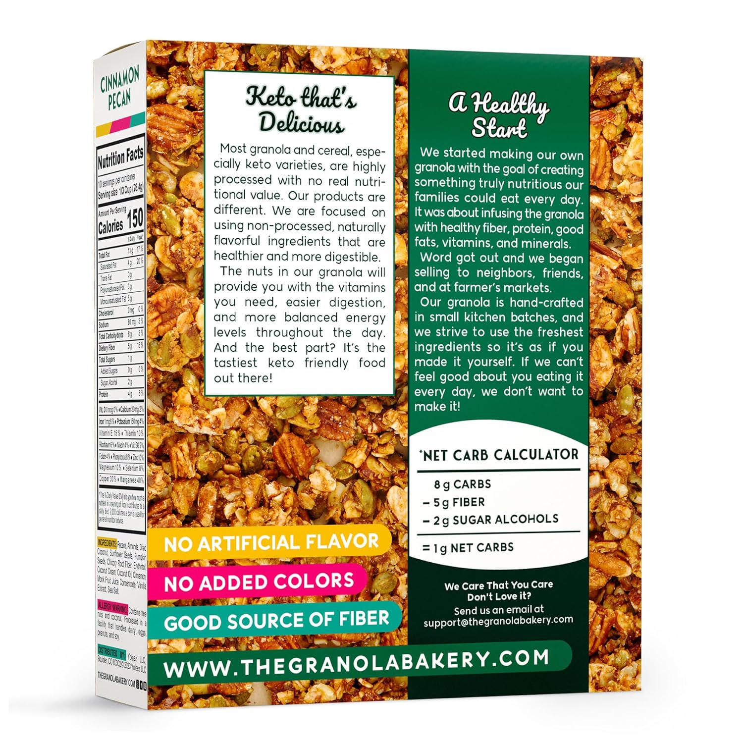 TGB_Cinnamon_Keto_Granola_|_1g_Net_Carb_Cereal_|_Gluten_Free_Low_Carb_Nut_Snack,_10_Ounces