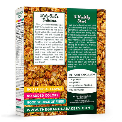 TGB_Cinnamon_Keto_Granola_|_1g_Net_Carb_Cereal_|_Gluten_Free_Low_Carb_Nut_Snack,_10_Ounces