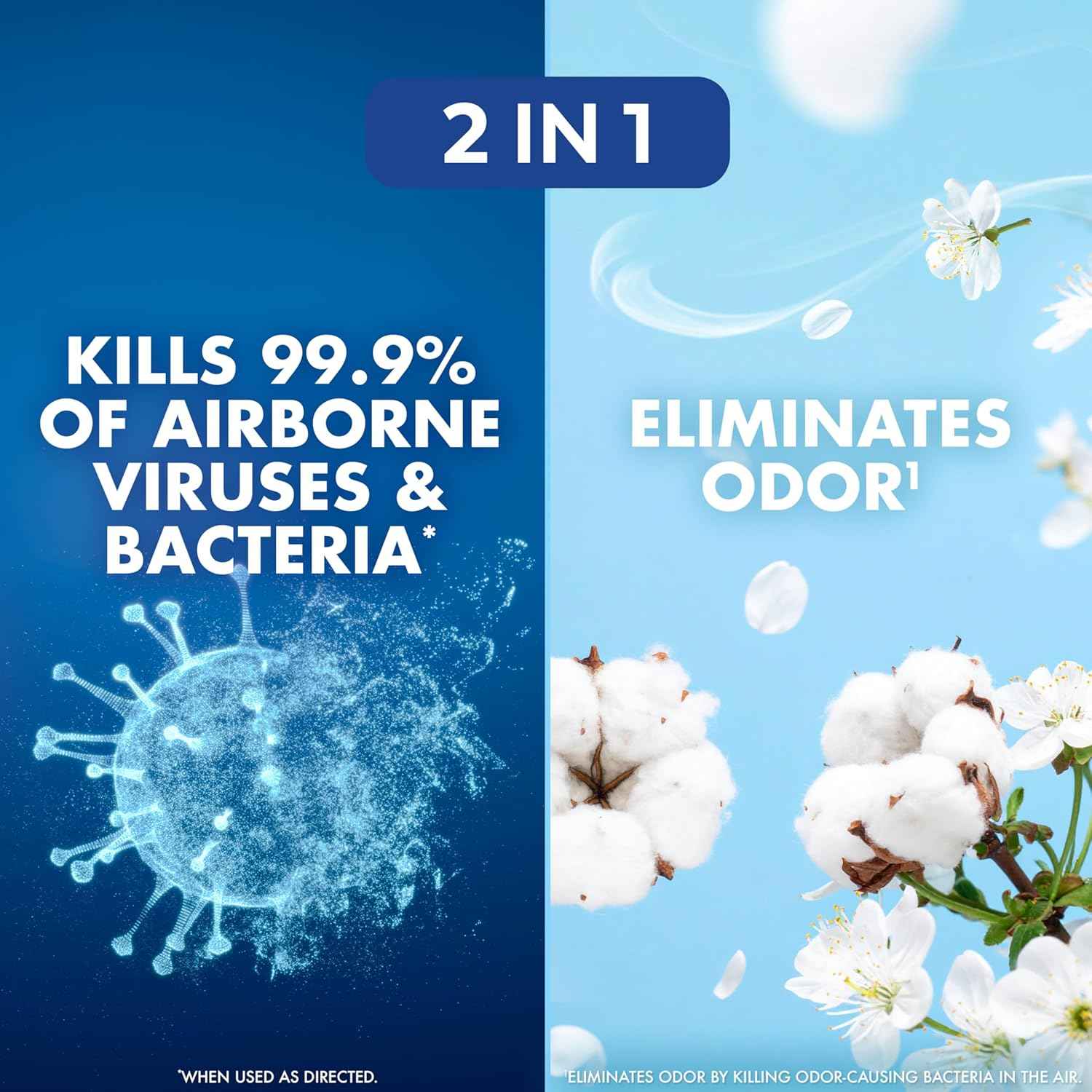 Lysol Air Sanitizer Spray with Bacterial Odor Eliminator for Home & Office, Sanitizing Air Spray, Air Freshener Alternative