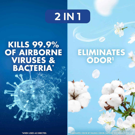 Lysol Air Sanitizer Spray with Bacterial Odor Eliminator for Home & Office, Sanitizing Air Spray, Air Freshener Alternative