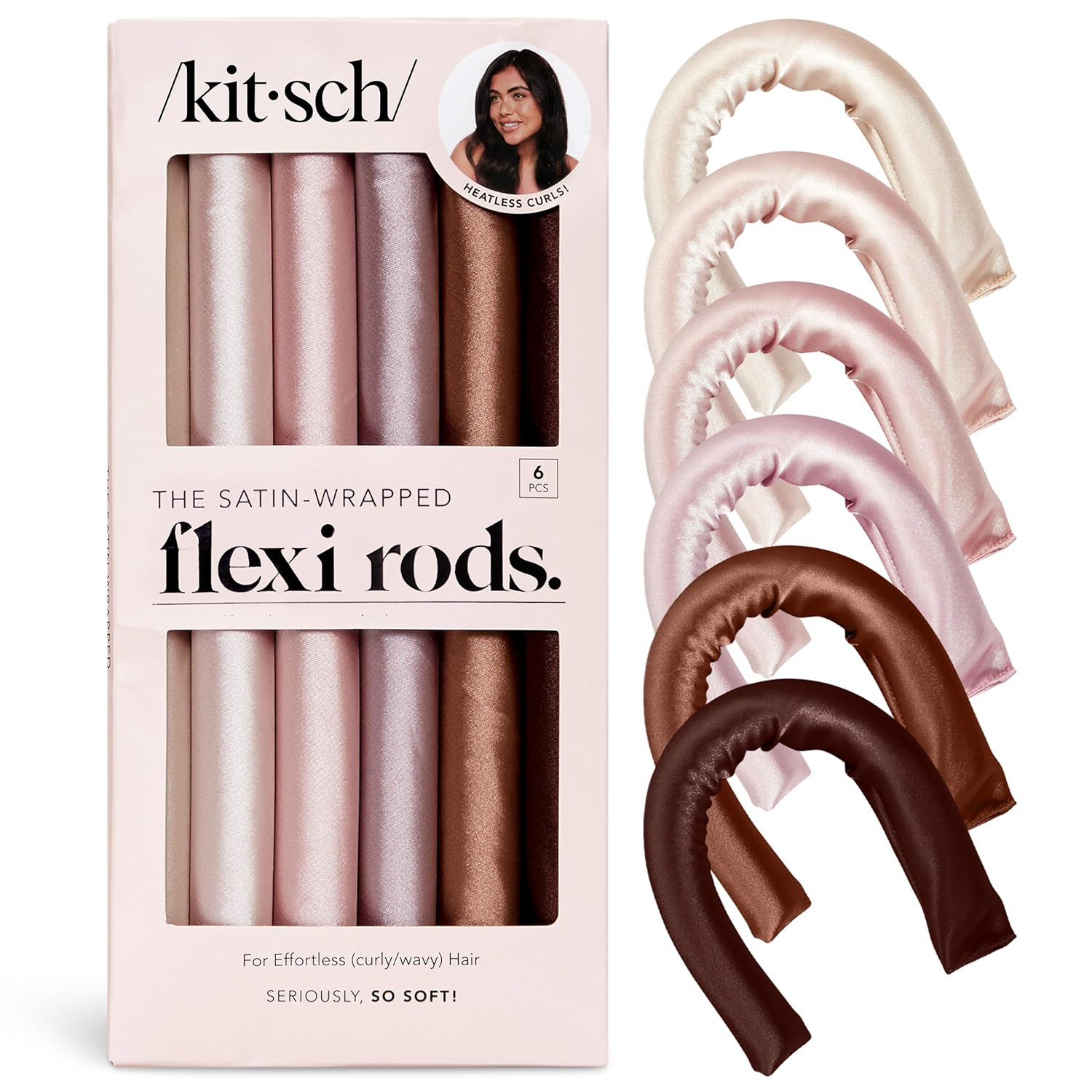 Kitsch_Satin_Hair_Curlers,_Heatless_Curling_Rod_-_Flexi_Rod_for_Heatless_Curls_Overnight_for_Women,_Comfortable_Hair_Curlers_to_Sleep_In_for_Frizz-Free,_No_Heat_Damage_Styling_-_6_pcs,_Rosewood