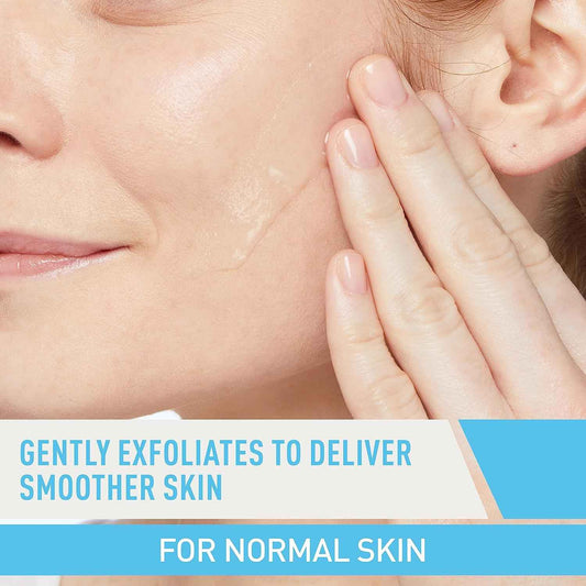 CeraVe Renewing Salicylic Acid Cleanser, Formulated With Hyaluronic Acid, Niacinamide, & Ceramides, Gentle BHA Exfoliating Face Wash Smoothes & Softens Skin, Non Comedogenic & Fragrance Free