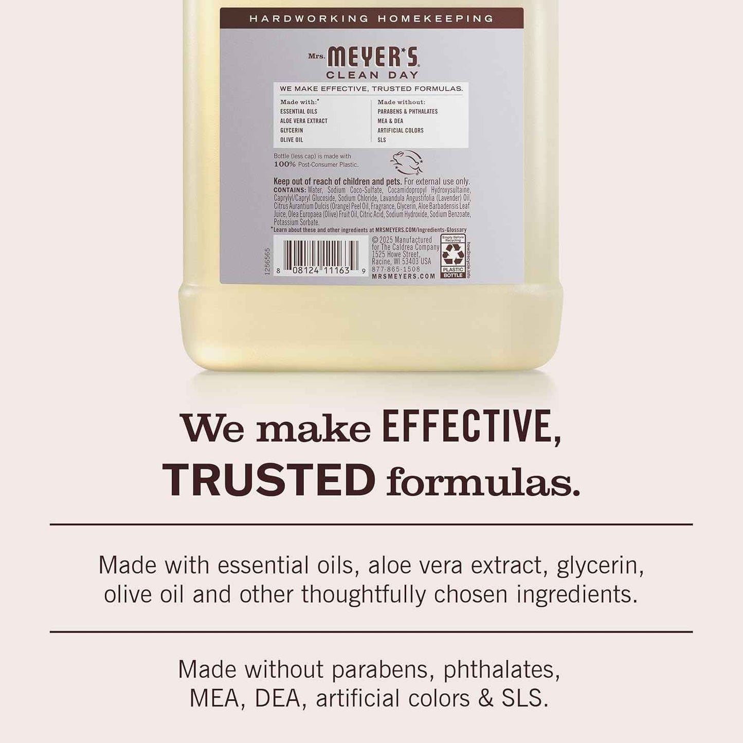 MRS. MEYER'S CLEAN DAY Hand Soap Refill, 33 Fl Oz Bottle