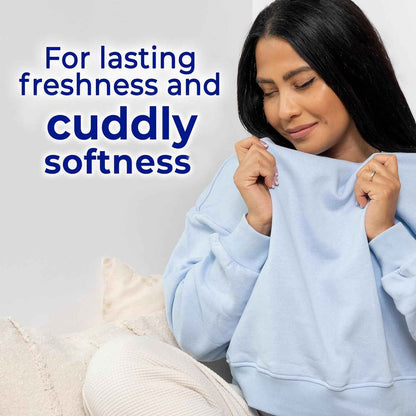 Snuggle Fabric Softener Dryer Sheets, Blue Sparkle Cuddle-Up Fresh, 230 Ct, Long-Lasting Fresh & Clean Scent, Softens Fabric, Reduces Static, Fights Wrinkles, Helps Repel Lint & Pet Hair, HE Safe