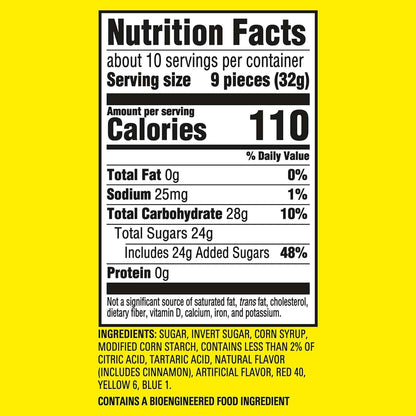 SOUR PATCH KIDS Fruits Tropical Mix Soft & Chewy Candy, Share Size, 11.11 oz