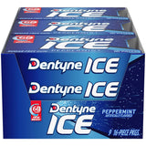 Dentyne Ice Winter Chill Sugar-Free Chewing Gum, 9 Packs of 16 Pieces (144 Total Pieces)