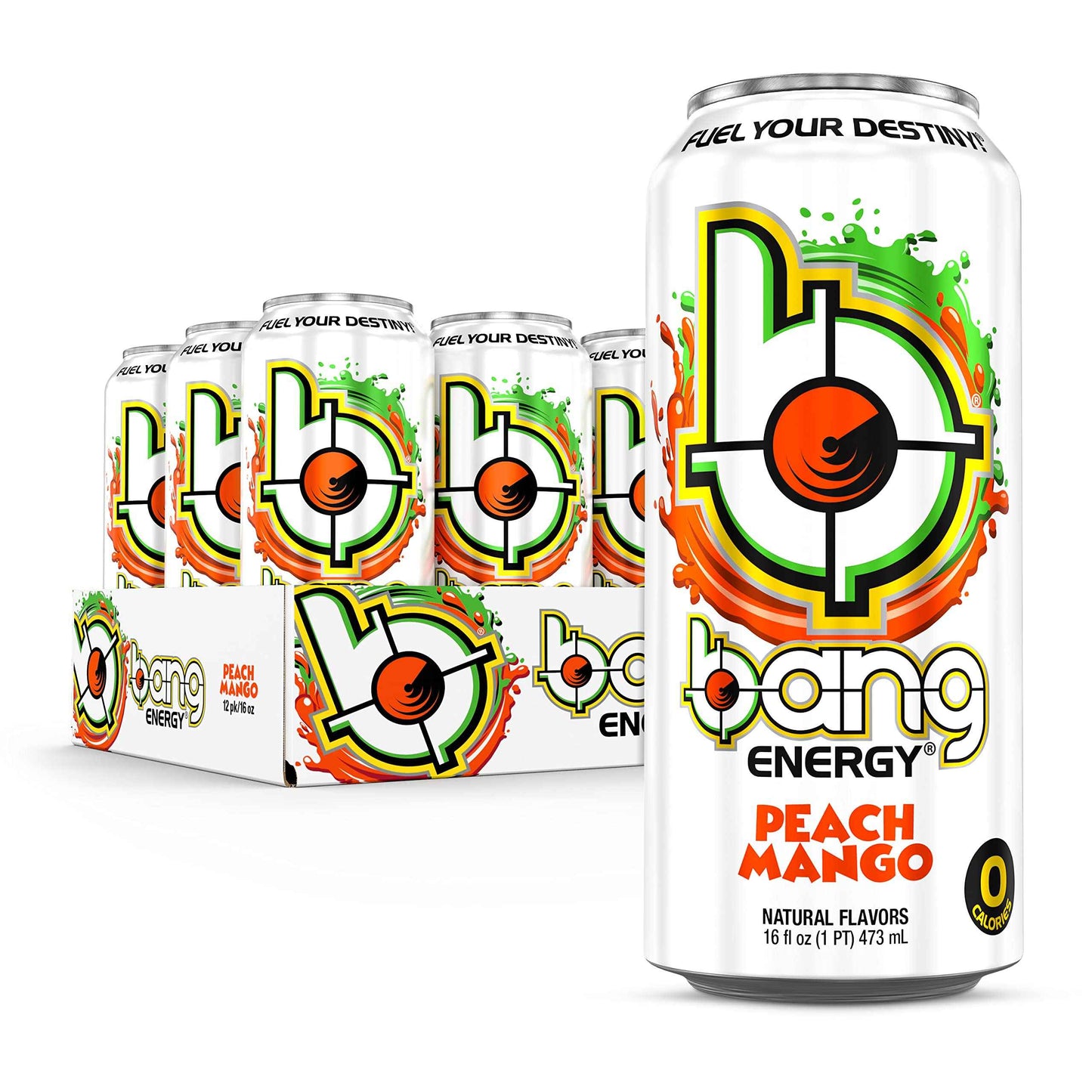 Bang Energy, Sugar-Free Energy Drink, 16-Ounce