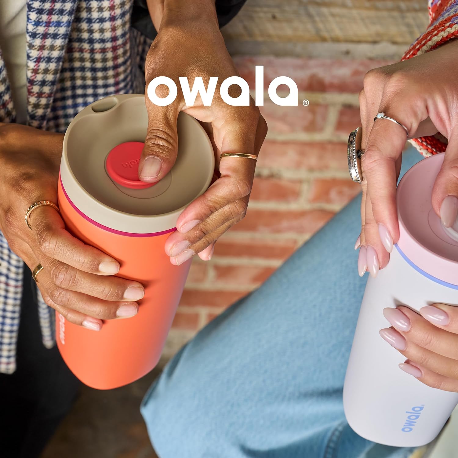 Owala_SmoothSip_Slider_Insulated_Stainless_Steel_Coffee_Tumbler,_Reusable_Iced_Coffee_Cup,_Hot_Coffee_Travel_Mug,_BPA_Free_12_oz,_Vanilla_Bean