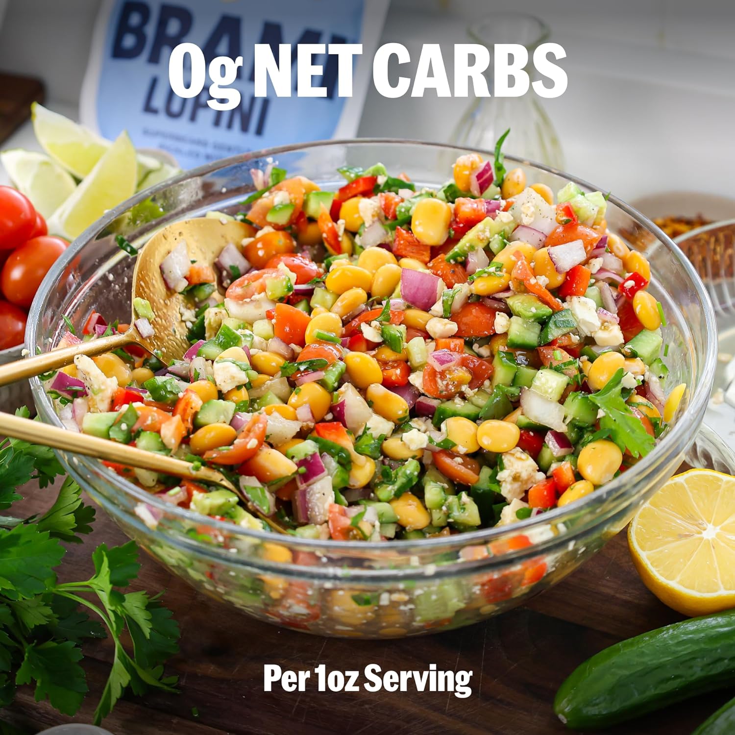 BRAMI_Lupini_Beans_Snack,_Mediterranean_Medley_|_7g_Plant_Based_Protein,_0g_Net_Carbs_|_Vegan,_Vegetarian,_Keto,_Non_Perishable_|_5.3_Ounce_(1_Count)