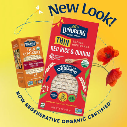 Lundberg_Organic_Thin_Stackers,_Red_Rice_&_Quinoa,_Salt-Free,_Thin_Multigrain_Rice_Cakes,_Gluten-Free,_Vegan,_Healthy_Snacks,_6_oz_(Pack_of_1)