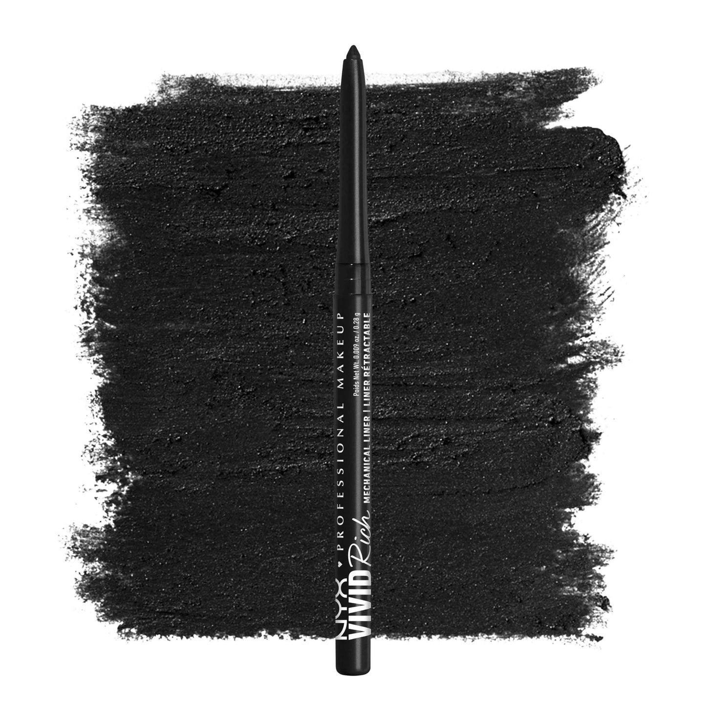 NYX PROFESSIONAL MAKEUP Vivid Rich Mechanical Eye Pencil, Vivid Rich Mechanical, Creamy Retractable Eyeliner - Brown Eyeliner