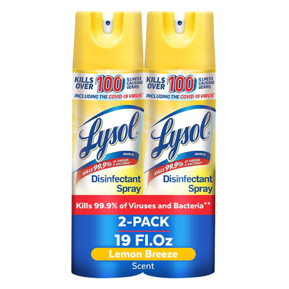Lysol Disinfectant Spray, Sanitizing and Antibacterial Spray, For Disinfecting and Deodorizing
