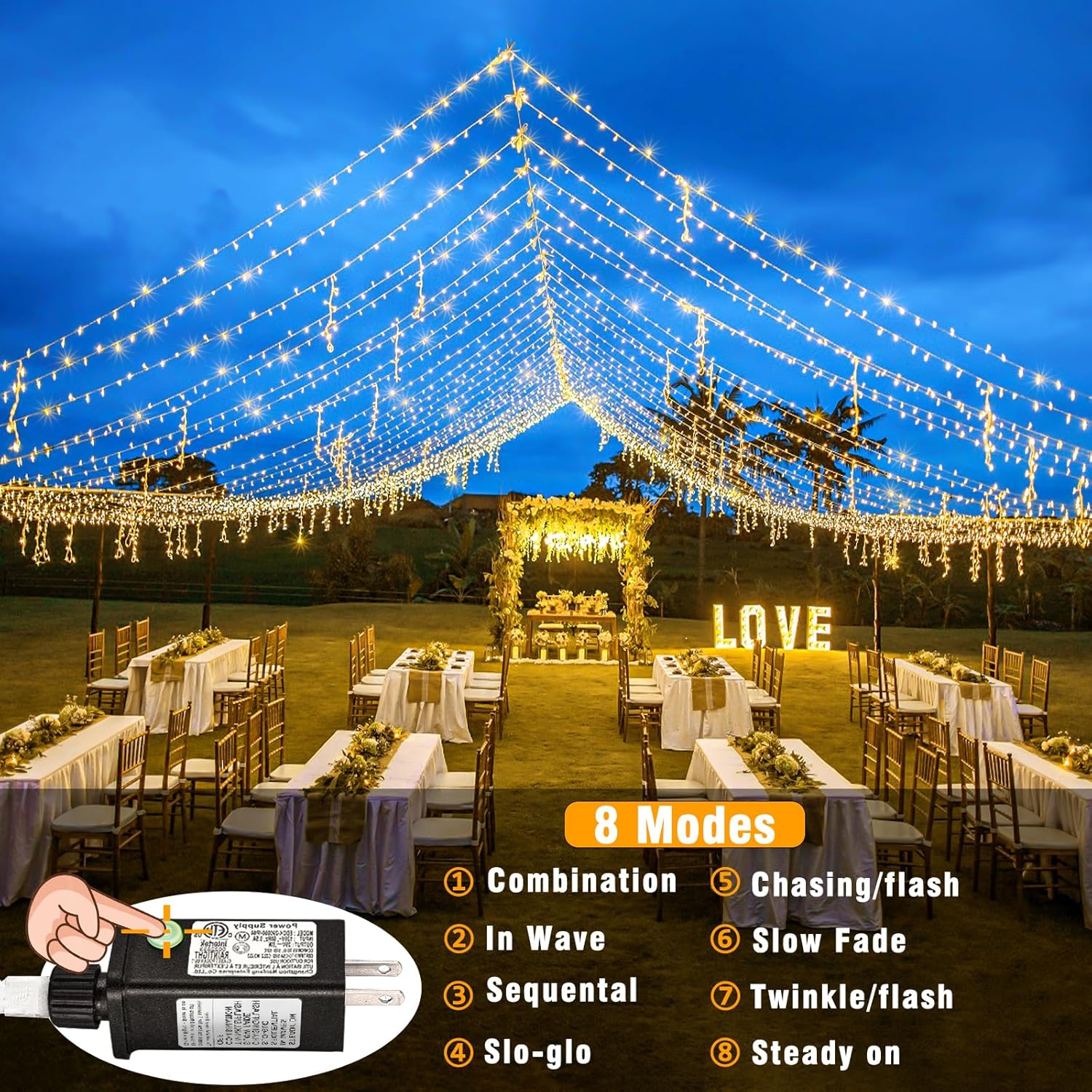 300_LED_Christmas_Lights_Outdoor_Indoor_100ft_Connectable_Warm_White_Christmas_Lights_8_Modes_Clear_Wire_Waterproof,_Plug_in_Twinkle_Fairy_String_Light_for_Bedroom_Wedding_Party_Xmars_Tree_Decorations
