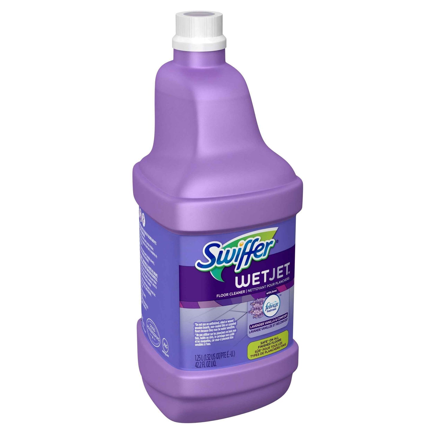 Swiffer WetJet Multi-Purpose and Hardwood Liquid Floor Cleaner Solution Refill, with Gain Scent,