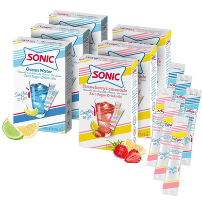 Sonic Singles to Go Powdered Drink Mix, 6 Sticks per Box