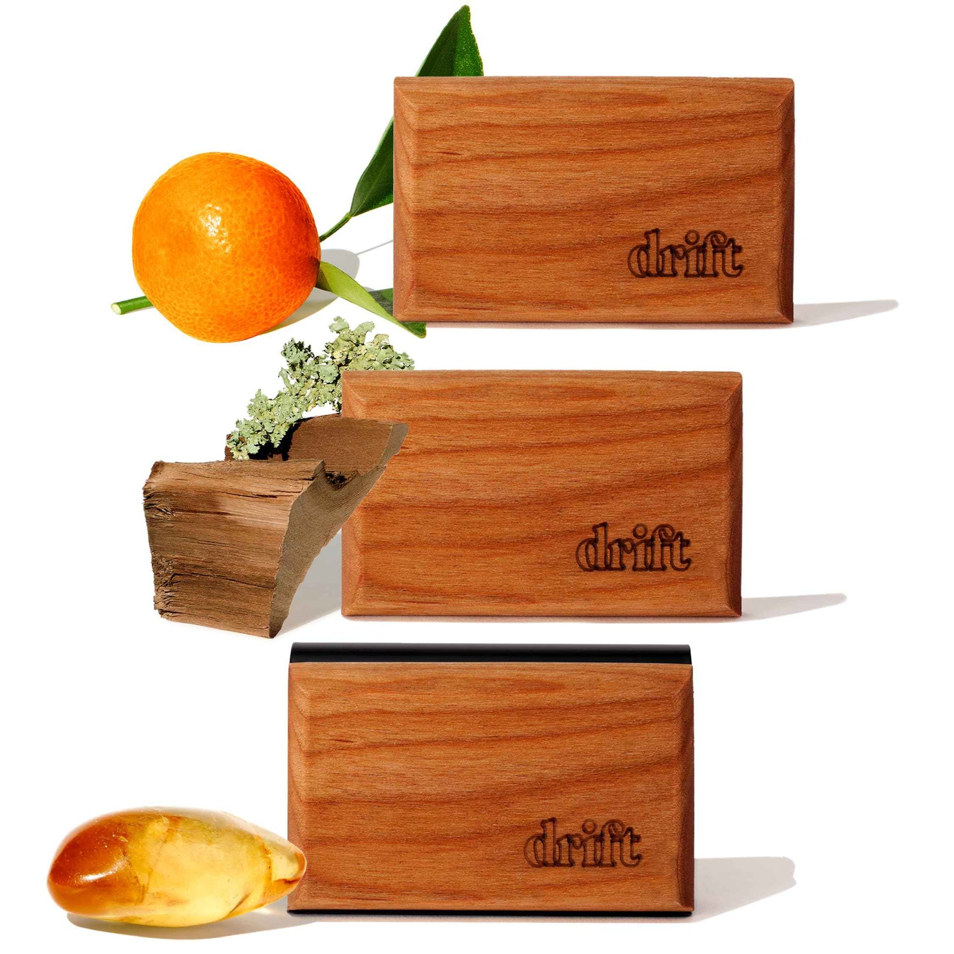 Drift Car Air Freshener - Wood Air Freshener - Car Odor Eliminator - Starter Kit
