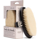Kitsch Dry Brushing Body Brush for Lymphatic Drainage- Soft Bristles Shower Brush - Dry Brush to Remove Dry Skin and Improves Blood Circulation, Body Scrubber for Glowing Skin, Sauna Accessories