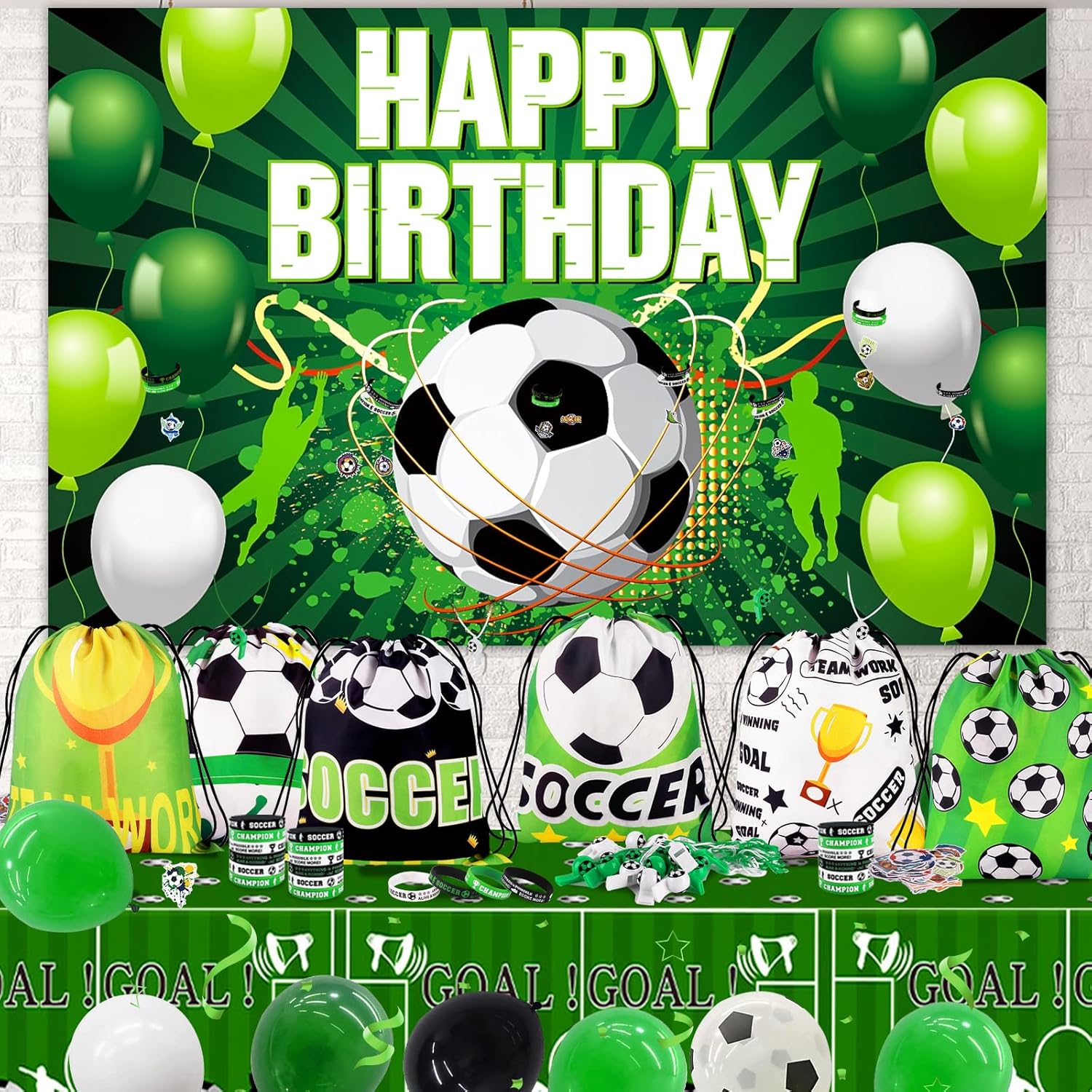 Miucat_98Pcs_Soccer_Party_Favors,_Soccer_Goodie_Bags_with_Silicone_Bracelet_Soccer_Whistles_Stickers_Drawstring_Bags_Gift_Snack_Bag_for_Soccer_Party_Decorations_Party_Supplies
