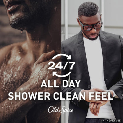Old_Spice_Refreshing_Body_Wash_for_Men,_3X_Defense,_24/7_Shower_Fresh_with_Long_Lasting_Scent,_Red_Collection,_Swagger_with_Cedarwood_Scent,_24_oz_(Pack_of_4)