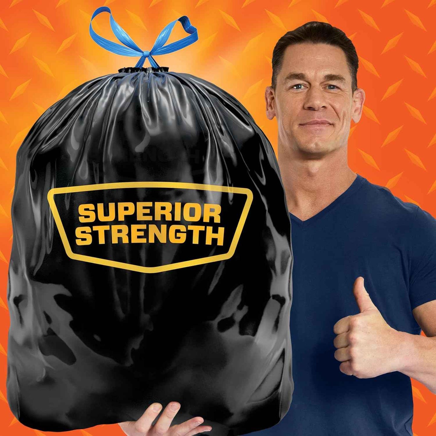Hefty Strong Large Trash Bags, Black, 30 Gallon