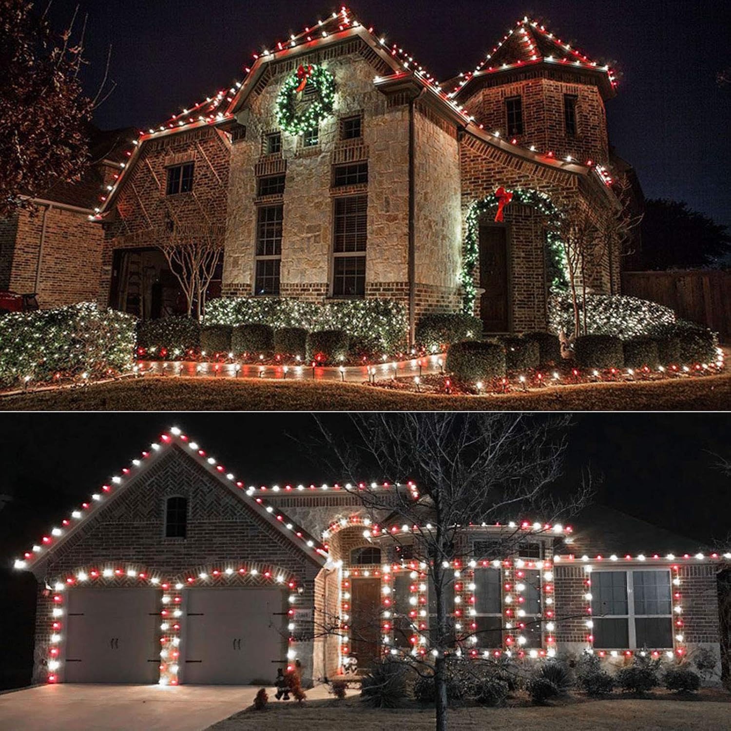Brizled_100_LED_C9_Red_&_White_Christmas_Lights,_66FT_Faceted_Christmas_Lights,_Connectable_Outdoor_Strawberry_String_Light,_120V_UL_Certified_Indoor_Xmas_Light_for_Tree_House_Garden_Party_&_Holiday