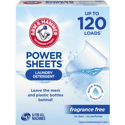 ARM & HAMMER 5in1 Power Sheets Laundry Detergent