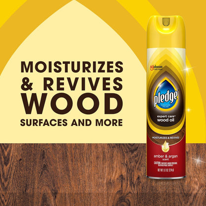 Pledge_Moisturizing_Wood_Oil,_Furniture_Reviving_and_Protecting_Conditioner_and_Dusting_Spray,_Revitalizes_Wood,_Sealed_Leather_and_Laminate,_Made_with_Mineral_Oils_-_Amber_&_Argan_Scent,_9.7oz
